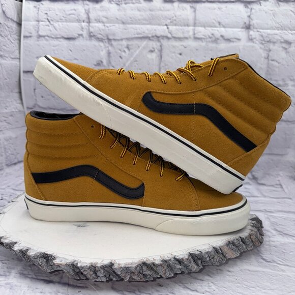 Vans Sk8-Hi Off The Wall Sneakers Wheat Suede Men’s 8 Women’s 9.5 Skater Shoes main image 13